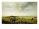 Corn Field Giclee Print by Peter De Wint