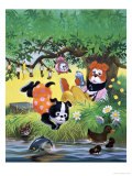 The Jolly Dogs Giclée-tryk af Francis Phillipps The Jolly Dogs Giclée-tryk af Francis Phillipps