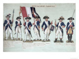 The Parisian Army During the French Revolution c. 1789 Giclee Print by Le Sueur Brothers 