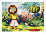 Leo the Friendly Lion Wydruk giclee autor Virginio Livraghi Leo the Friendly Lion Wydruk giclee autor Virginio Livraghi