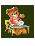 Teddy Bear Wydruk giclee autor Francis Phillipps Teddy Bear Wydruk giclee autor Francis Phillipps