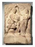 The Nymph Cyrene Overpowering a Lion is Crowned by Libya Giclee Print