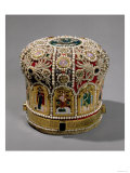 Mitre Crown Set with Pearls and Precious Stones, Russian, 17th Century Giclee Print