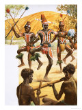 Aborigine Dance Giclee-trykk av Robert Brook