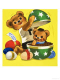 Teddy Bear Giclée-tryk af Francis Phillipps Teddy Bear Giclée-tryk af Francis Phillipps
