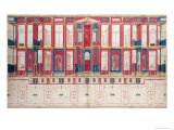 Study of a Roman Fresco, 1775 Giclee-trykk av Vincenzo Brenna