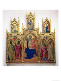 Madonna and Child with Saints Giclée-tryk af Lorenzo Monaco Madonna and Child with Saints Giclée-tryk af Lorenzo Monaco