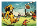 Leo the Friendly Lion Wydruk giclee autor Virginio Livraghi Leo the Friendly Lion Wydruk giclee autor Virginio Livraghi