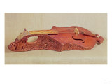 Guitar, "Warwick Gitterne", Carved with Hunting Scenes and Grotesques, Earl of Leicester, 1330 Giclee Print