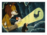 Leo the Friendly Lion Giclee-vedos tekijänä Virginio Livraghi Leo the Friendly Lion Giclee-vedos tekijänä Virginio Livraghi