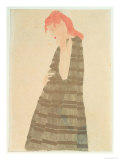 Woman in a Golden Cape, 1908 Giclee-vedos tekijänä Egon Schiele Woman in a Golden Cape, 1908 Giclee-vedos tekijänä Egon Schiele