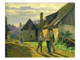 Coming Home from the War, 1859 Giclee Print by Ferdinand Georg Waldmuller