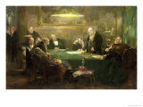 The Meeting of the Board of Directors, 1900 Giclee-trykk av Ferdinand Brutt