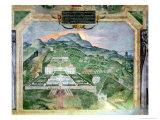 The Villa Lante, Fresco in the Loggia, c.1574-76 reproduction procédé giclée par Raffaellino Da Reggio 