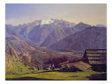 Hallstatter-See reproduction procédé giclée par Ferdinand Georg Waldmuller
