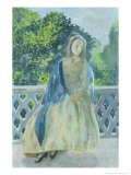 Girl on Balcony, 1900 Giclee-trykk av Viktor Elpidiforovich Borisov-musatov