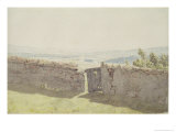 Gate in the Garden Wall reproduction procédé giclée par Caspar David Friedrich