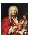 Portrait of Antonio Vivaldi Lámina giclée