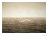 Sea at Sunrise, 1828 reproduction procédé giclée par Caspar David Friedrich