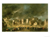 The Fire at San Marcuola Giclee Print by Francesco Guardi