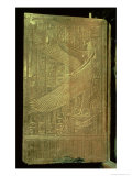 Goddess Isis, Inside of One of the Double Doors of the Third Gilded Shrine, Tomb of Tutankhamun Giclee Print by Egyptian 18th Dynasty 