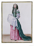 The Midwife, Late 17th Century reproduction procédé giclée par Nicolas Bonnart