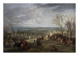 The Siege of Valenciennes, 1677 Giclee Print by Adam Frans van der Meulen