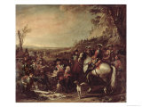 Mounted Dragoons of the King's Household, 1737 Giclee Print by Charles Parrocel