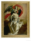 The Dead Christ Supported by an Angel reproduction procédé giclée par Jacques De Backer