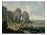 Castle Rock reproduction procédé giclée par Julius Caesar Ibbetson