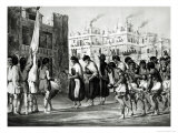 Buffalo Dance at Pueblo de Zuni, from Report of an Expedition Down the Zuni and Colorado Rivers Giclee Print by Ricard Hovenden Kern