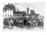Registration in the South, Scene at Asheville, North Carolina, from Harper's Weekly', 1867 Giclee Print by Alfred Wordsworth Thompson