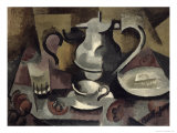 Still Life with Three Handles Giclée-Druck von Roger de La Fresnaye