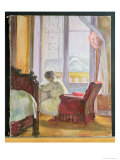 Woman Writing reproduction procédé giclée par Henri Lebasque
