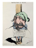 Napoleon Le Petit, Caricature of Louis-Napoleon Bonaparte Giclee Print by Charles Frondat