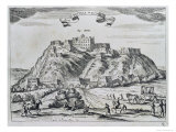 View of Lhasa, Capital of Tibet, from China Monumentis, Printed in Amsterdam in 1667 Giclee Print by Atanasio Kirchen
