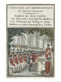 Council of Five Hundred, Costumes of the Representatives of the French People, Engraved Labrousse Giclee Print by Sauveur Legros Or Le Gros