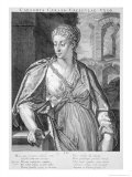 Caesonia Wife of Caligula reproduction procédé giclée par Aegidius Sadeler Or Saedeler