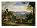 At Ronciglione, 1815 Giclee Print by Joseph Anton Koch