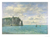 The Cliffs at Etretat, 1890 Lámina giclée por Eugène Boudin The Cliffs at Etretat, 1890 Lámina giclée por Eugène Boudin