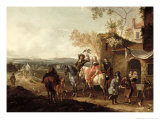 The Falconers Giclee Print by Pieter Wouwermans Or Wouwerman