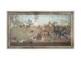 The Alexander Mosaic, Depicting the Battle of Issus Between Alexander the Great Giclee Print by Roman 