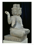 Sculpture of Brahma with Four Faces, from Batambang, Cambodia, Koh Ker Style, Mid 10th Century Giclee Print