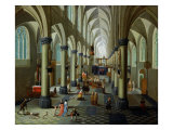 Interior of a Church Reproduction procédé giclée par Pieter Neeffs the Elder
