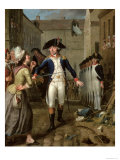 The National Guard Protecting a Cargo of Sugar Giclee-trykk av Bizaro