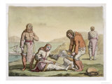 Eskimos, 1817 Giclee-trykk av G. Bramati Eskimos, 1817 Giclee-trykk av G. Bramati