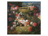 Basin and Flowers Giclee Print by Gaspar Peeter The Elder Verbruggen