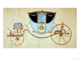 Design For a Dress Coach by Hatchett of Long Acre, 1780 Giclee Print by J.c. Hatchett