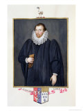 Portrait of Edward Coke Reproduction procédé giclée par Sarah Countess Of Essex