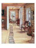 Interior of L. Panteleev's House in Murmanov, 1913 Giclee Print by Anna Nikolaeva Karinskaya